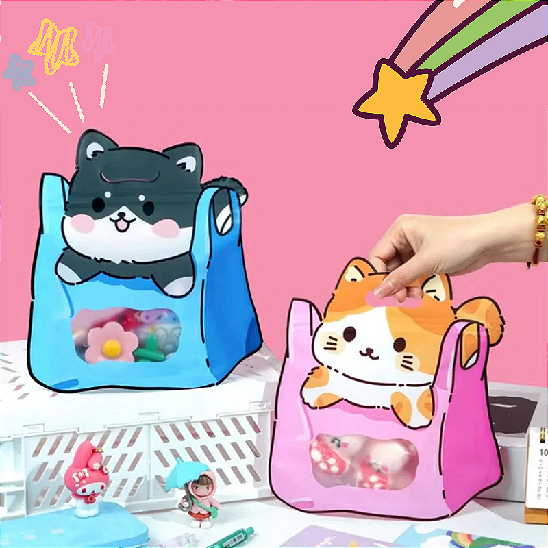 Sacolinha Surpresa de Papelaria Fofa • Gatinho Kawaii