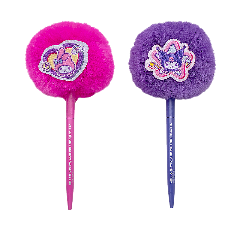 Caneta Esferográfica Pompom Hello Kitty Sanrio 1.0mm