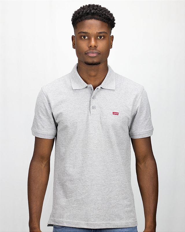 Camisa Polo Levi's® Cinza