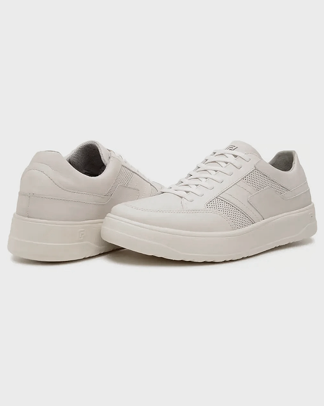 Tênis Casual Masculino Freeway HILL 01 4514 Couro Branco