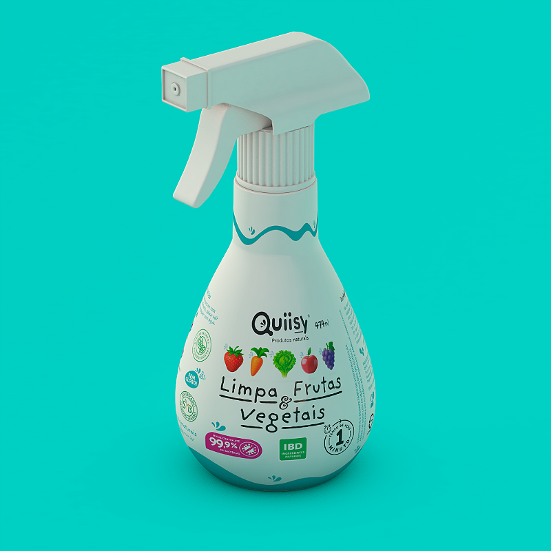 Quiisy Limpa Frutas e Vegetais 474ml Spray