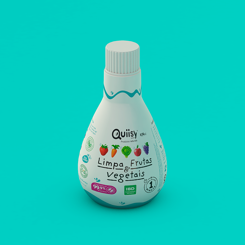 Quiisy Limpa Frutas e Vegetais 474ml Refil