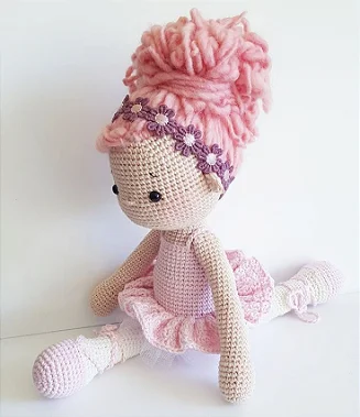 Receita Amigurumi Boneca Tammy Bailarina (Ref 12)
