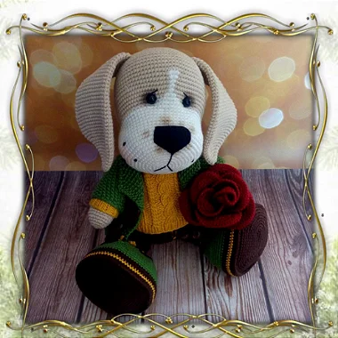 Receita de Amigurumi Cachorro Duffy o Filhote (Ref 12)