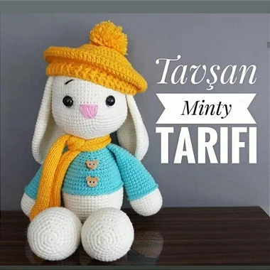 Receita de Amigurumi: Coelho (Ref 06)