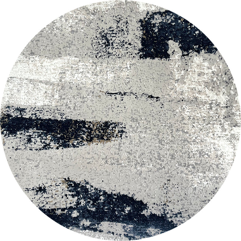Tapete Copacabana Cream/Blue D:k943B  - Redondo
