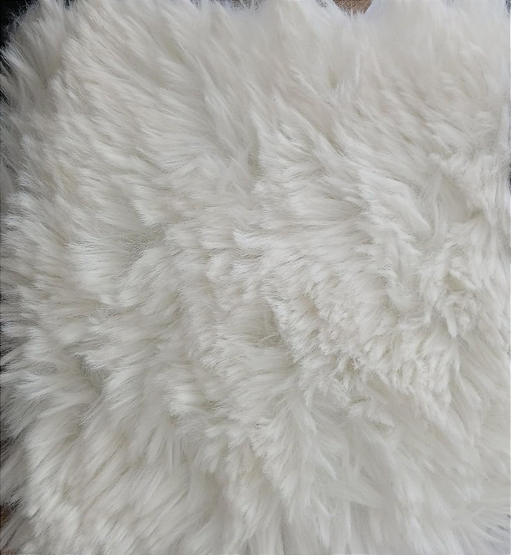 Tapete Pele de Coelho Bluesky Rabbit White Cor #1 - SOB MEDIDA - Acabamento Padrão (Não efetuamos trocas ou devolução)