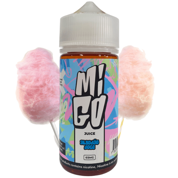 Migo Juice Algodo Doce 100ml 3mg - O seu podshop!