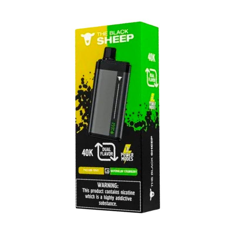 Black Sheep 40k Passion Fruit + Strawberry Watermelon - O seu podshop!