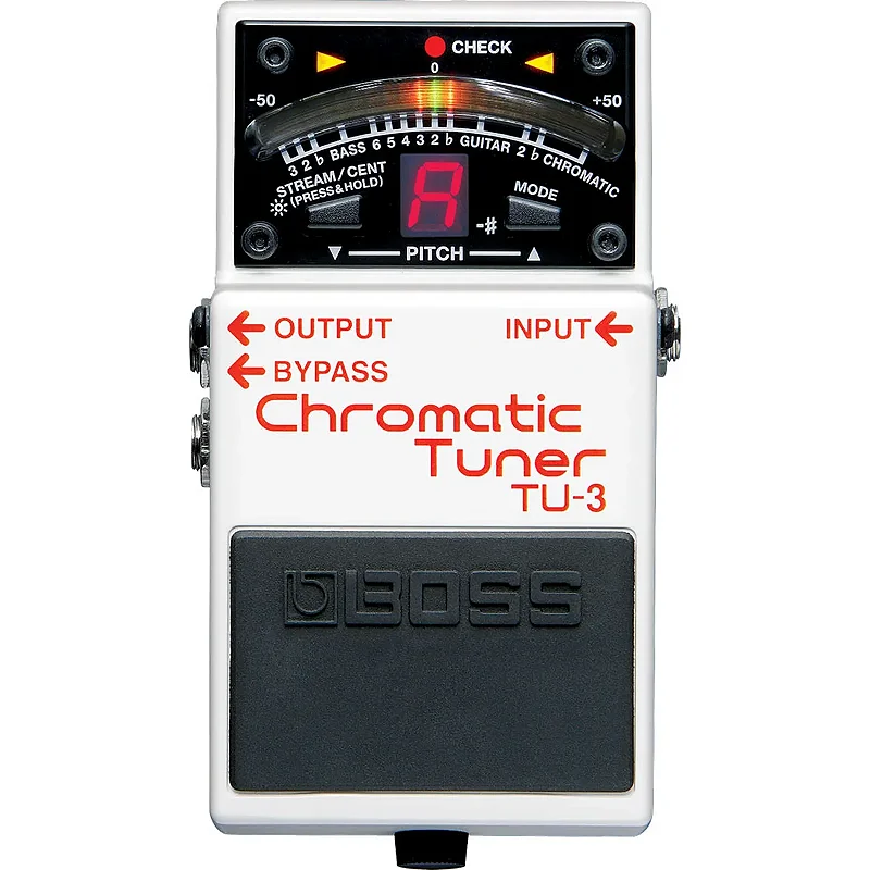 ギター BOSS TU-3 Chromatic Tuner PEDAL TU-3 AFINADOR - MUSICWARE INSTRUMENTOS MUSICAIS