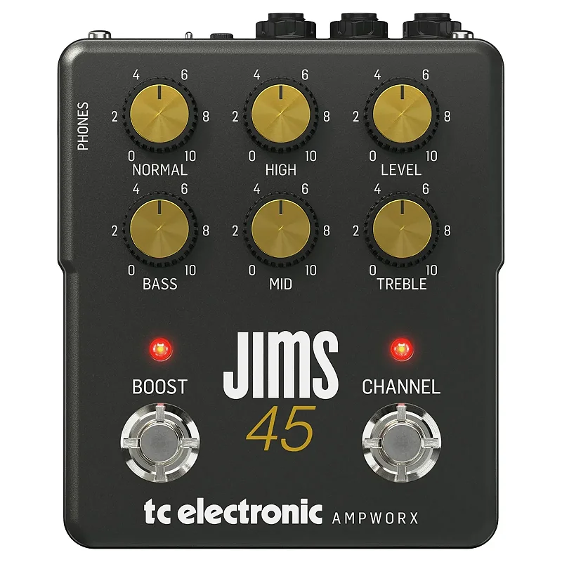 PEDAL TC ELECTRONIC JIMS 45 PREAMP - MUSICWARE INSTRUMENTOS MUSICAIS