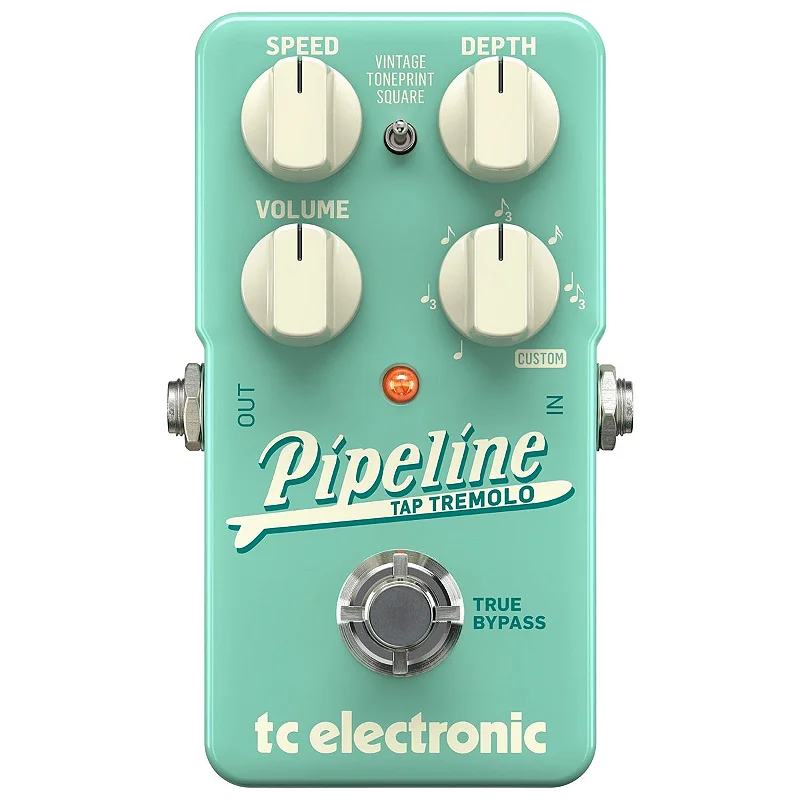 トレモロ　tc electronic Pipeline Tap Tremolo Pedal Tc Electronic Pipeline Tap Tremolo - MUSICWARE INSTRUMENTOS