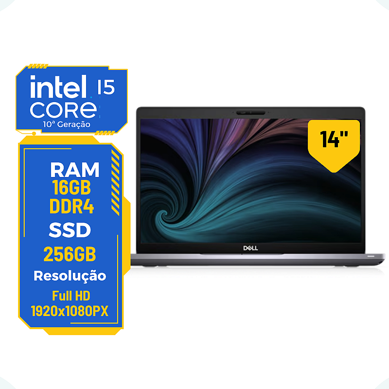 Notebook Dell Latitude 5410 Core I5-10310u 16gb Ssd 256gb
