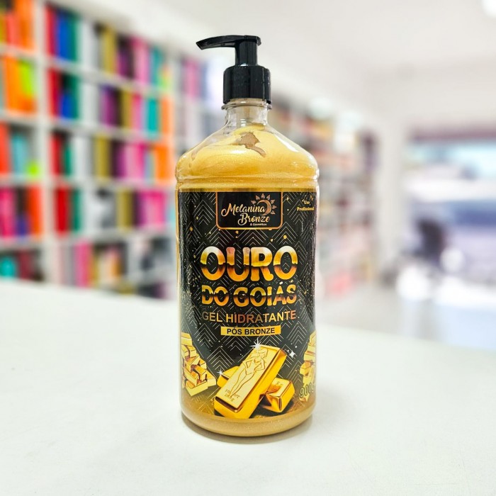 Melanina Bronze Gel Hidratante Ouro do Goiás 900g - Loja 2M Bronze