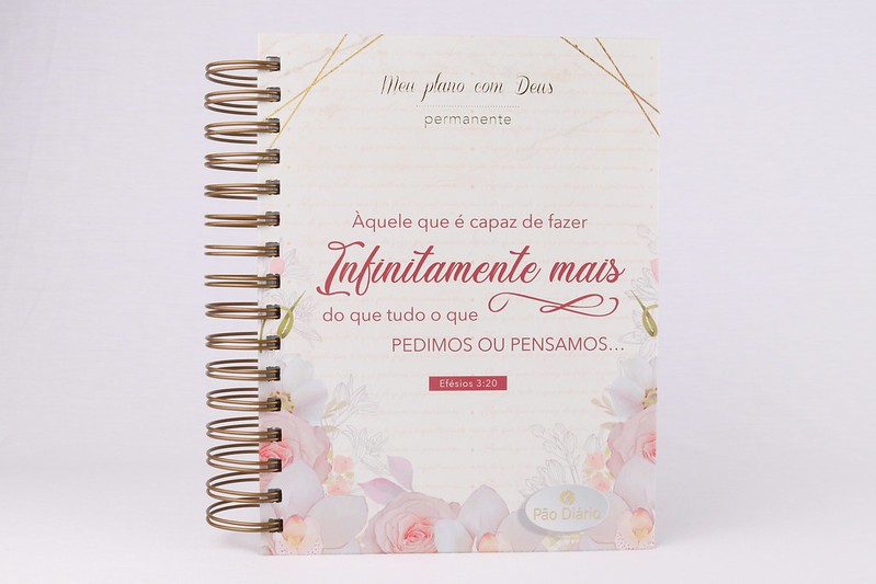 Planner Permanente Pão Diário Meu Plano Com Deus Infinitamente Mais