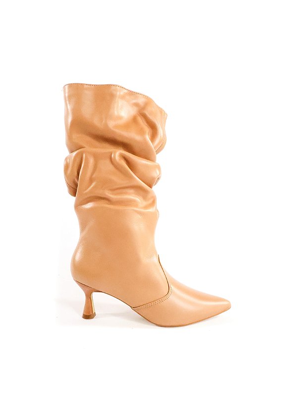 BOTA HELENA EM COURO COCONUT
