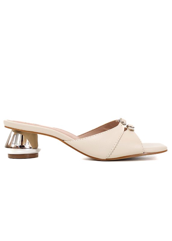 TAMANCOE EM COURO TALITA OFF WHITE