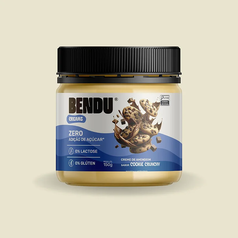 Creme de Amendoim Bendu Natural Sem Açúcar, Glúten e Lactose - NKN ...