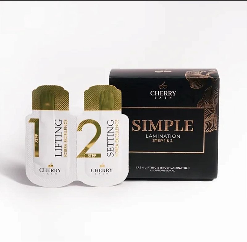 Simple Lamination Cherry . Kit com 10 unidades