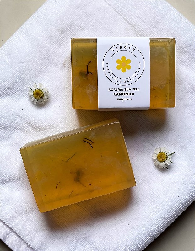 Sabonete de Camomila - Acalma sua pele