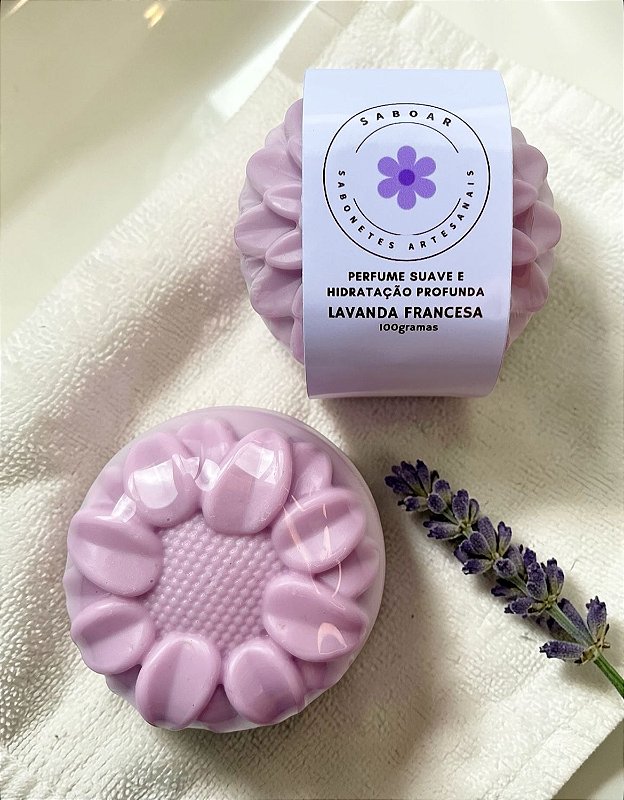 Sabonete de Lavanda Francesa - Perfume suave e hidratação profunda