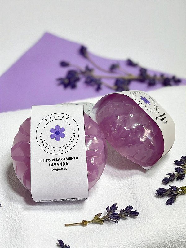Sabonete de Lavanda - Relaxa mente e corpo
