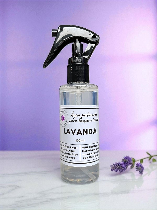 Água Perfumada para Lençóis e Tecidos - Lavanda