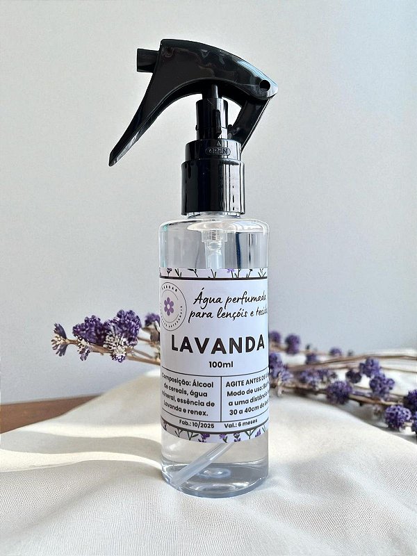 Água Perfumada para Lençóis e Tecidos - Lavanda