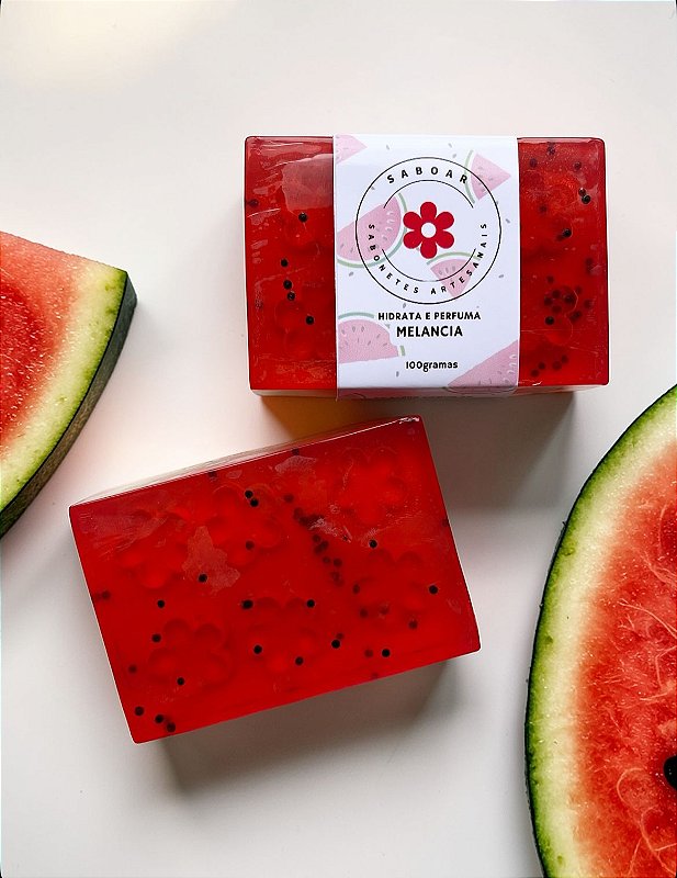 Sabonete de Melancia - Hidrata e Perfuma