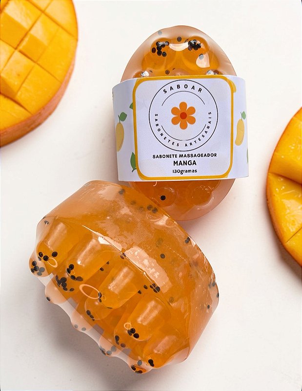 Sabonete massageador - Manga
