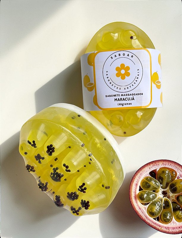 Sabonete massageador - Maracujá