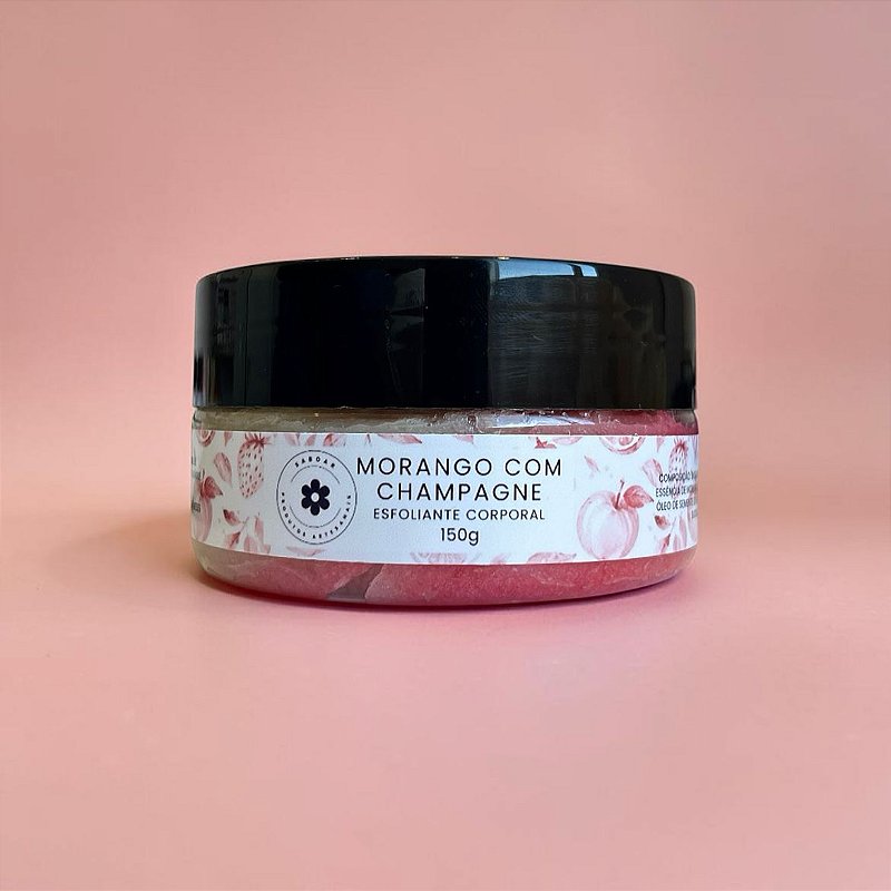 Esfoliante corporal de Morango com Champagne 150g