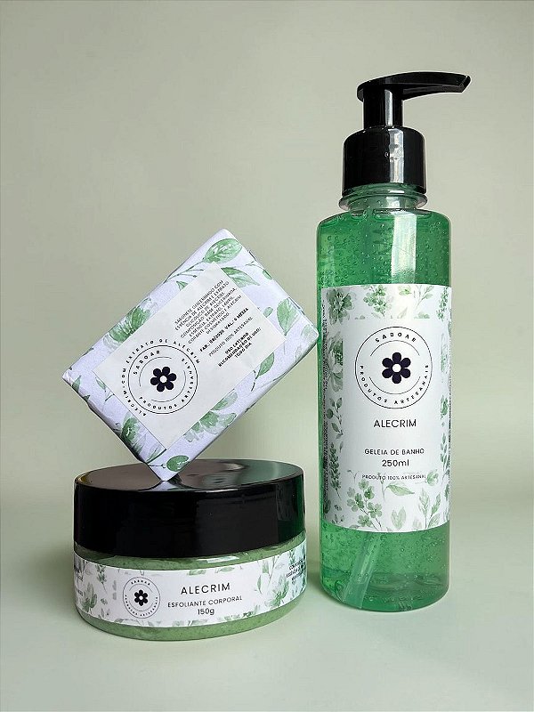 Kit Banho Completo - Alecrim