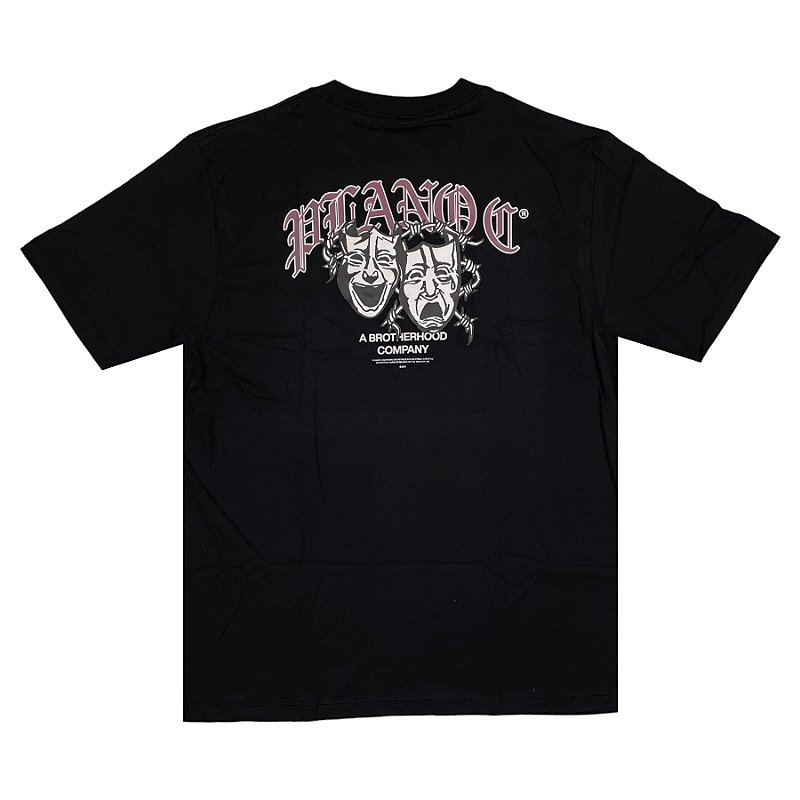 Camiseta PLANO C Cry Now Laugh Later - Preto