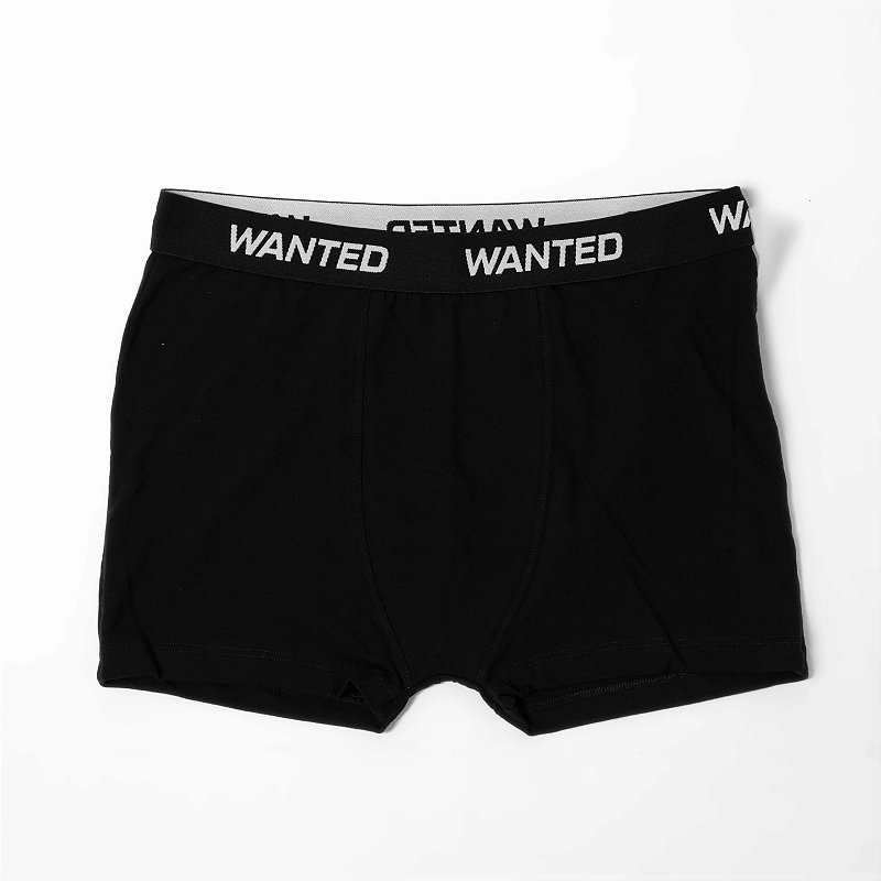 Cueca - Wanted - Preto