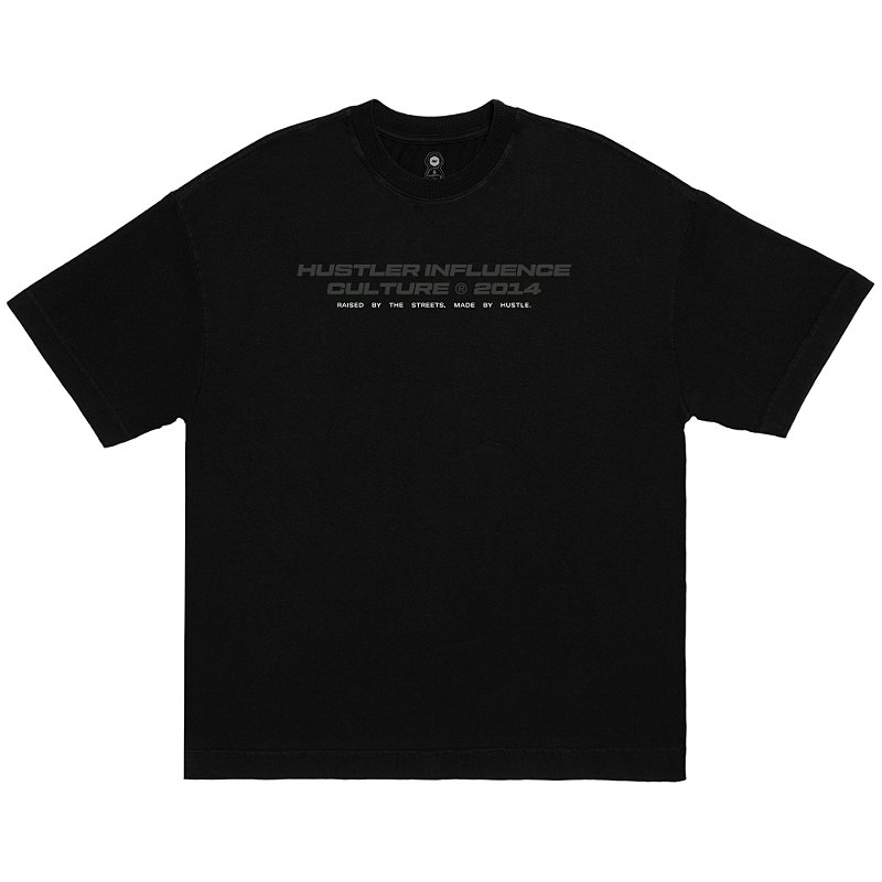 Camiseta Over Box Fit - Registered - Preto