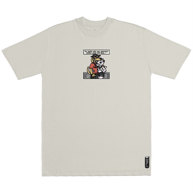 Camiseta Classic Fit - Lance Real offwhite