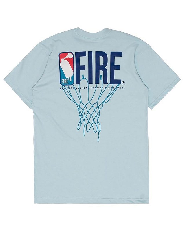 Camiseta Básica Fire NBSpray (Azul Claro)