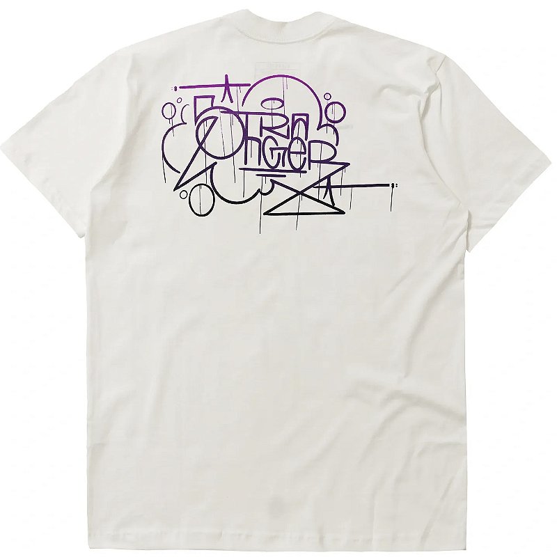 Camiseta Stranger Oversized Creative Tag (Off-White)