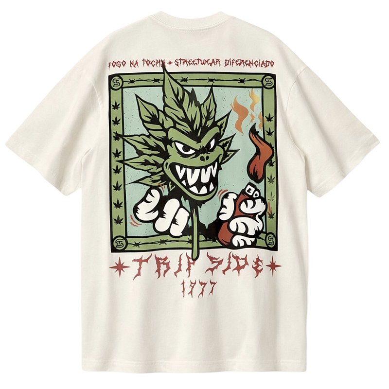 Camiseta Oversized Trip Side Silk