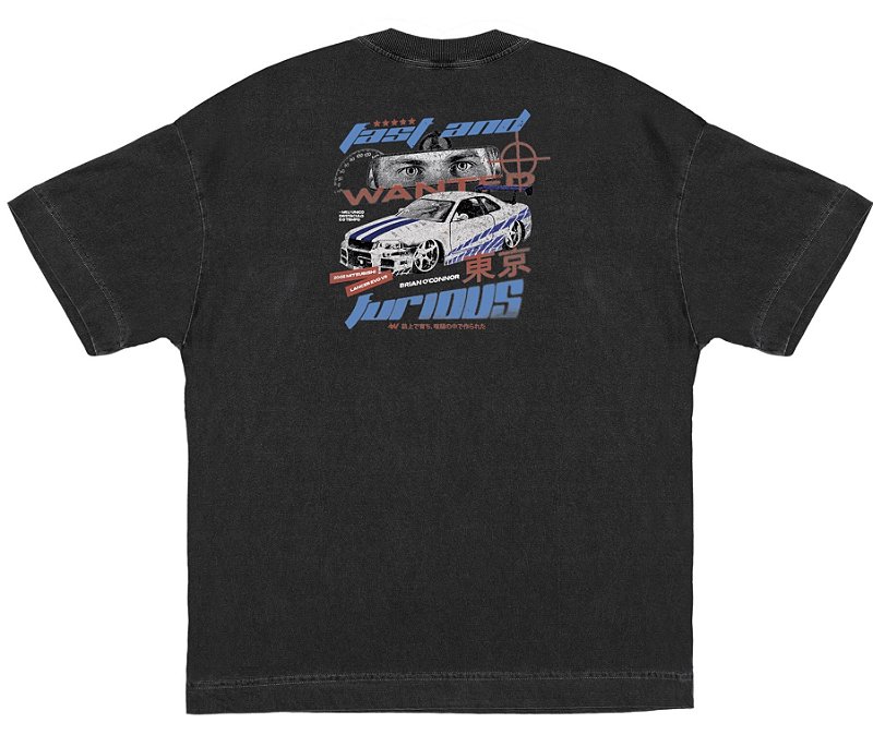 Camiseta Over Box Fit – Wanted and Furious