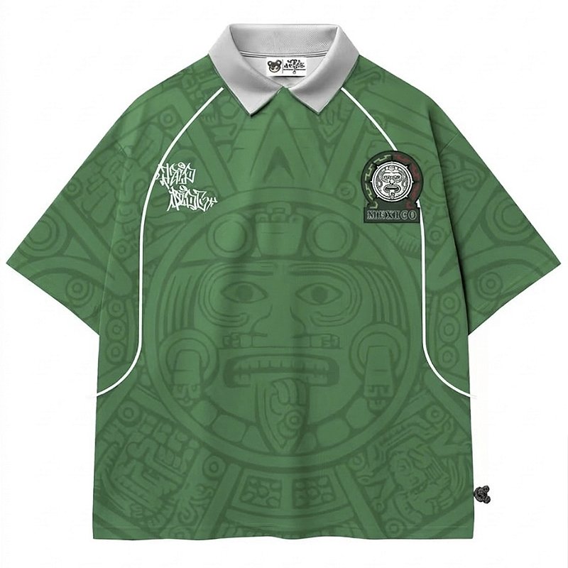 Camisa Polo tripside seleção Mexico