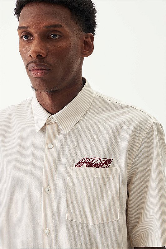 Camisa Striped script