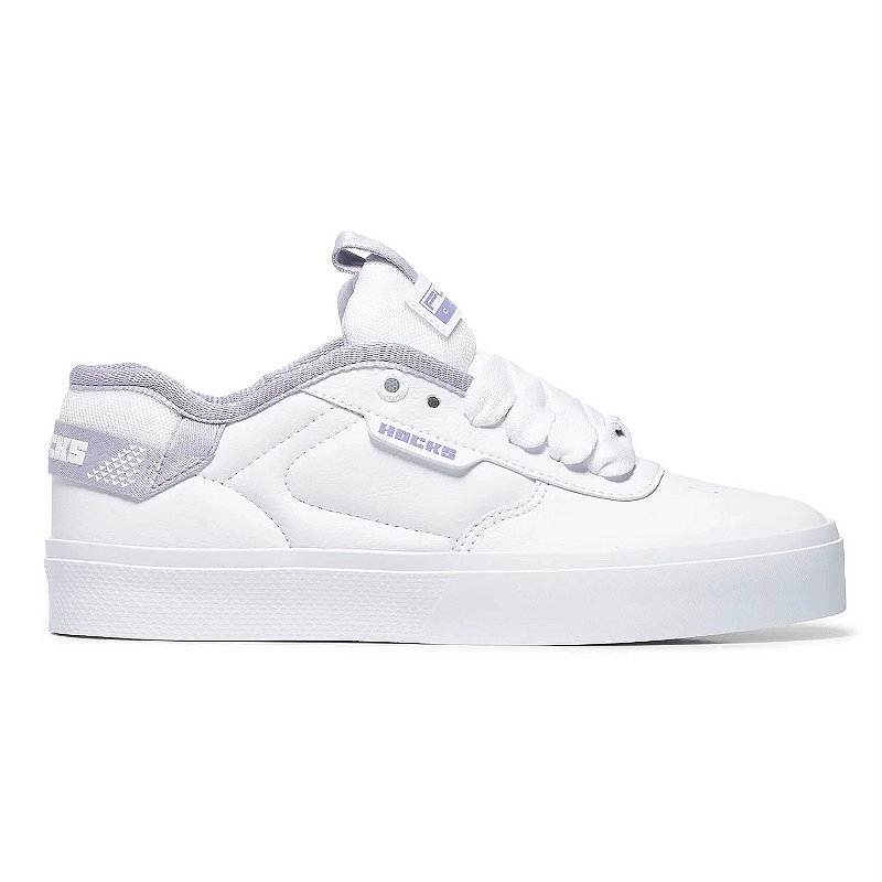 Tênis Hocks Flat Core - Branco Lilac