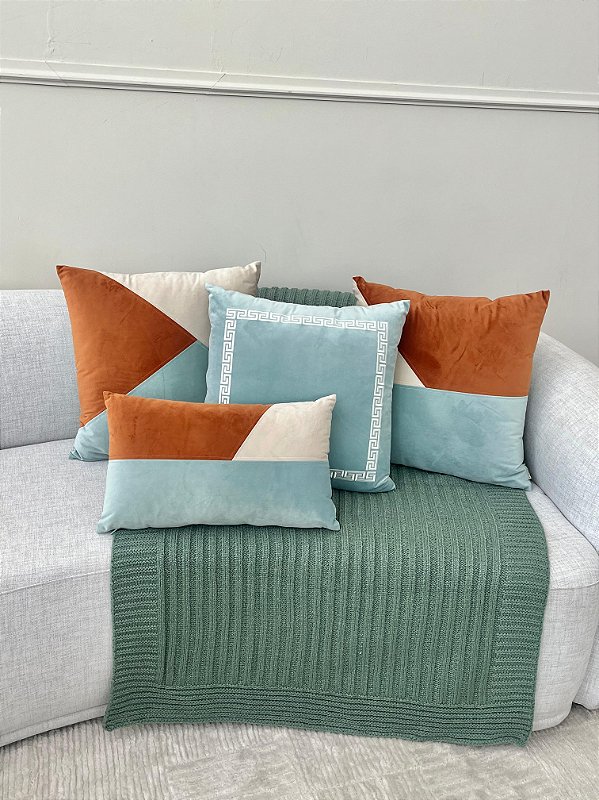 conjunto com 4 Almofadas Tiffany