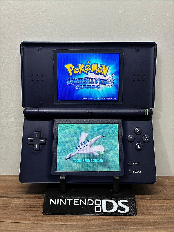 Nintendo Ds Lite Azul Escuro + R4 Com JOGOS - Barateiro Games
