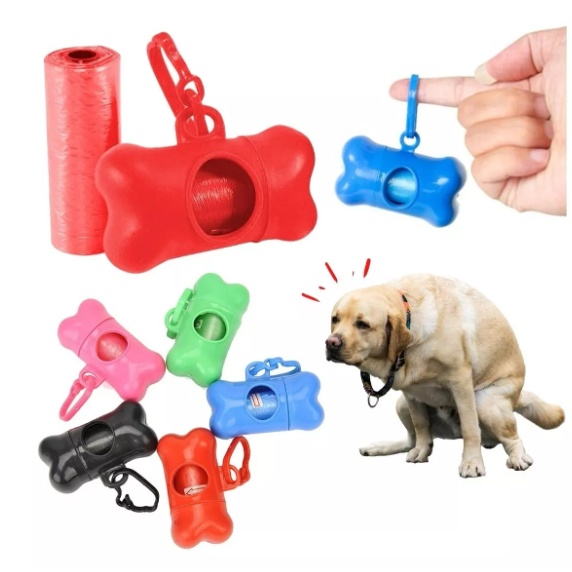 Kit 100 Suportes Cata Caca Coletor Saquinho Atacado Pet Shop