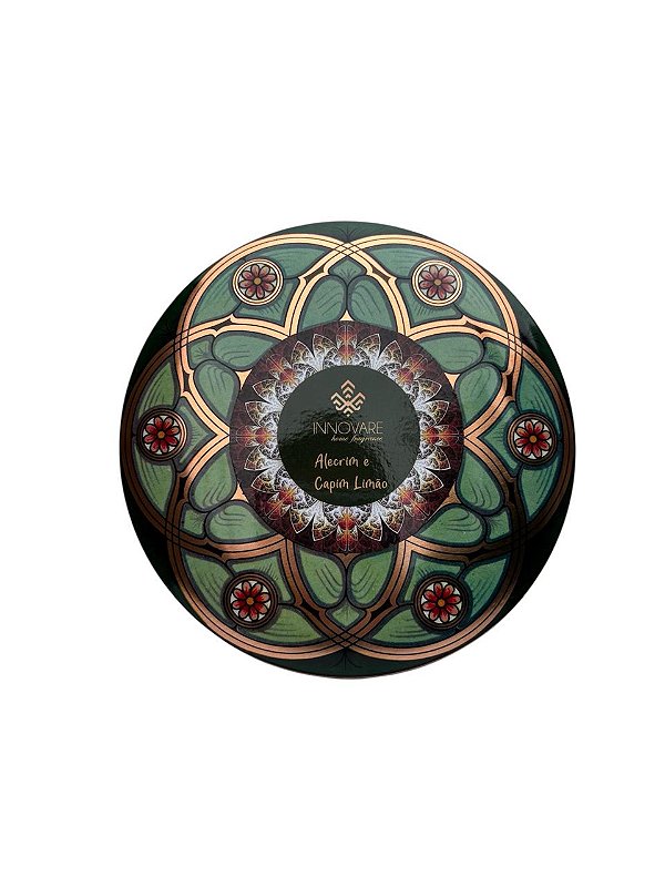 Vela Perfumada Lata 290g Alecrim e Capim Limão