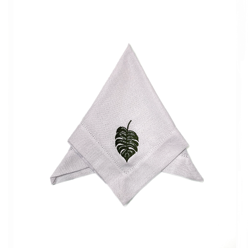 Guardanapo Linho Misto Ajour Bordado