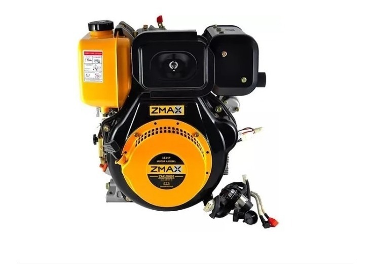 Motor Estacionário A Diesel 15hp 499c Zm150de Zmax 4 Tempos - O